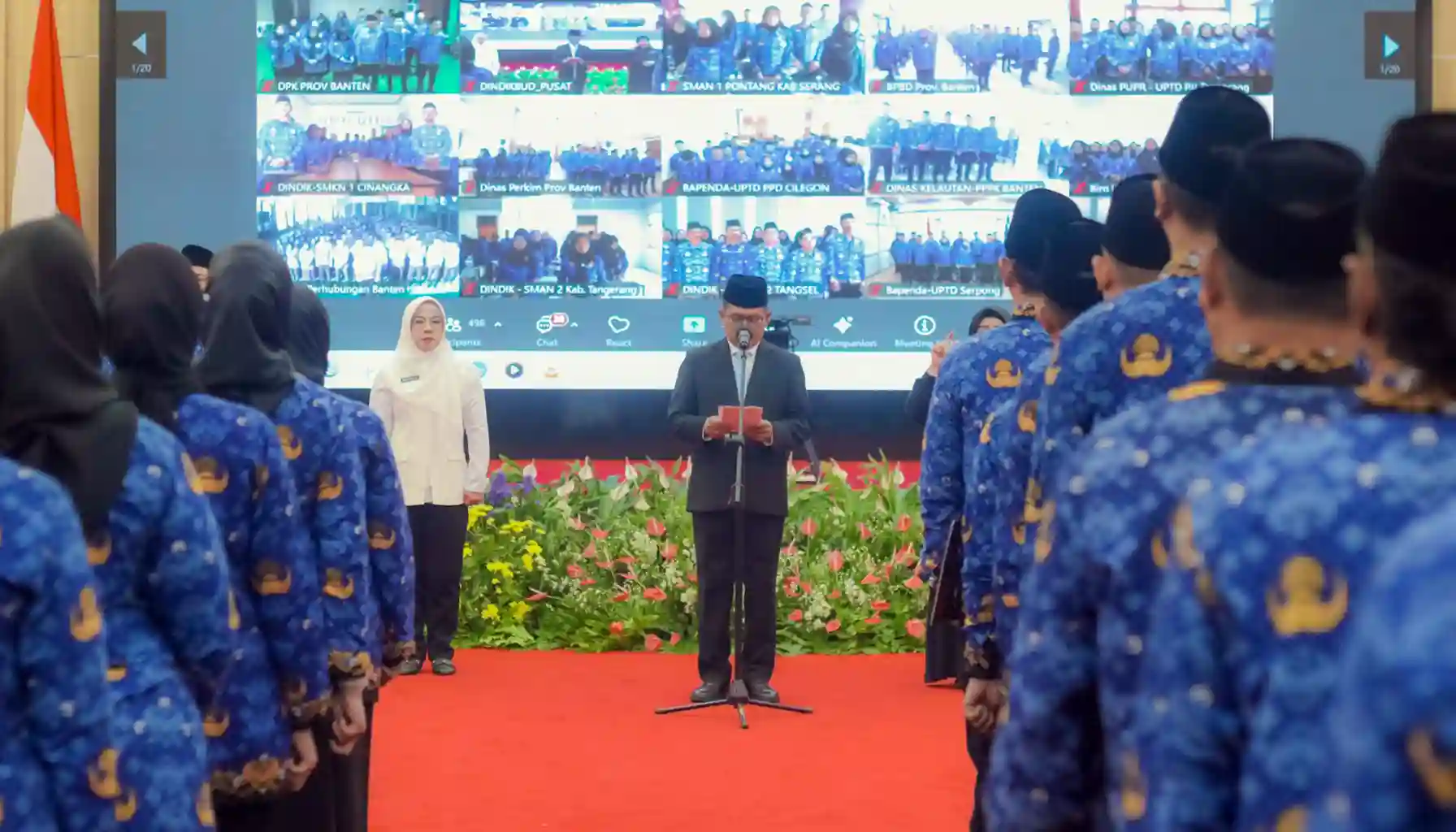 Plt. Sekretaris DPRD Banten Hadiri Pelantikan PPPK Pemprov Banten Tahap 1