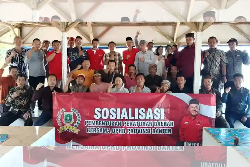 DPRD Banten Sosialisasi Raperda Jaminan Tenaga Kerja di Cihara