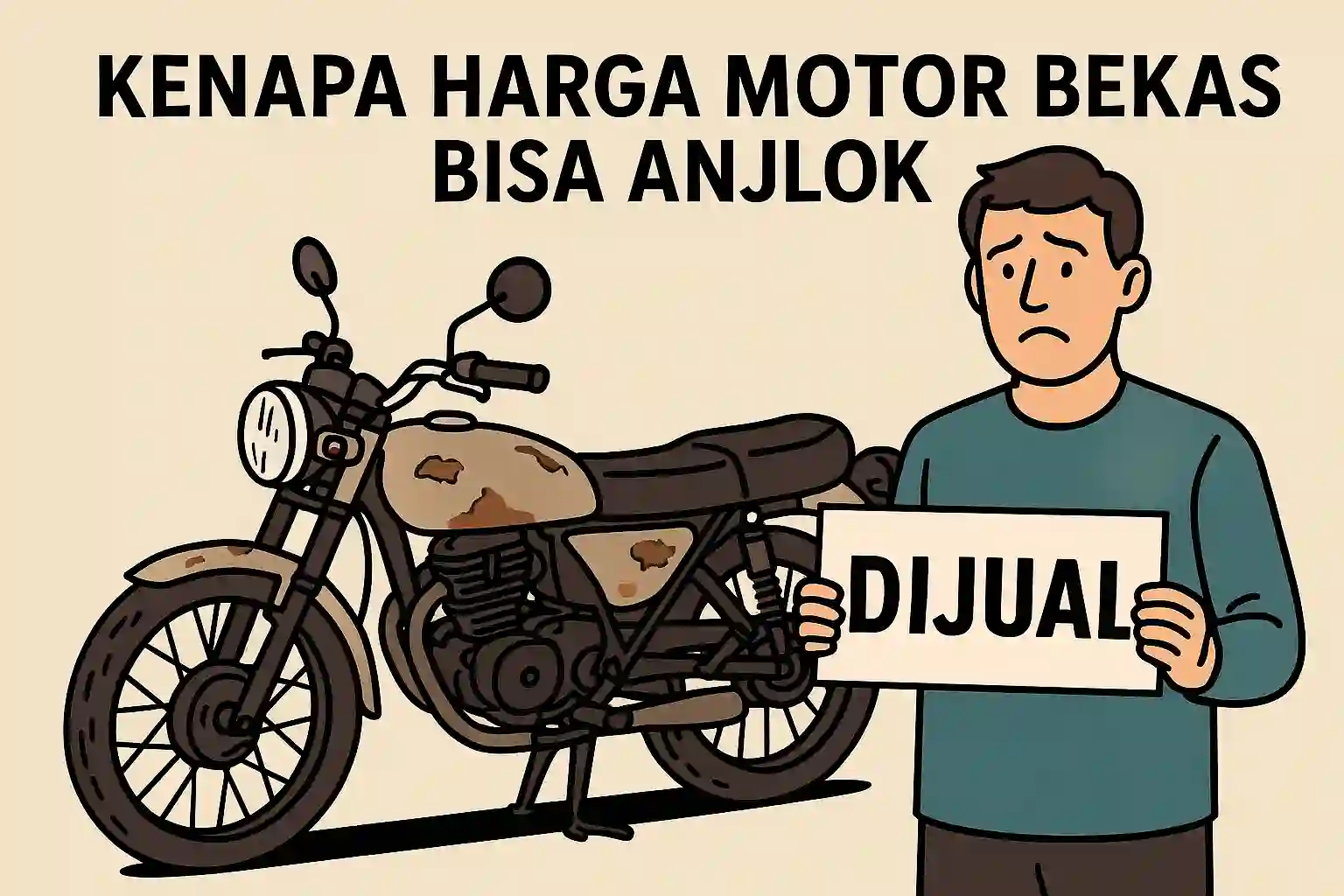 Penyebab Kenapa Harga Motor Bekas Bisa Anjlok