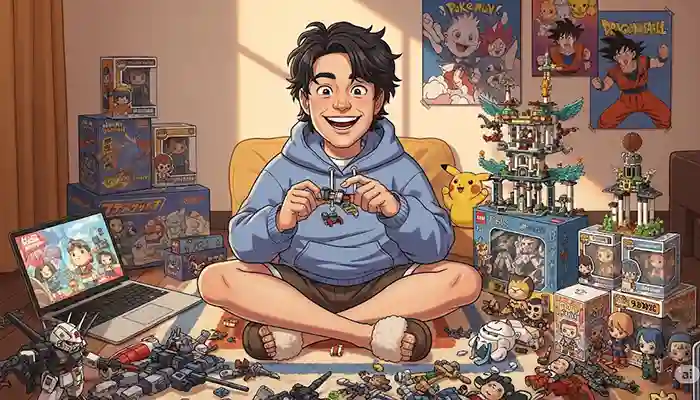Tren orang dewasa koleksi mainan seperti Gundam, Lego, dan Pop Mart