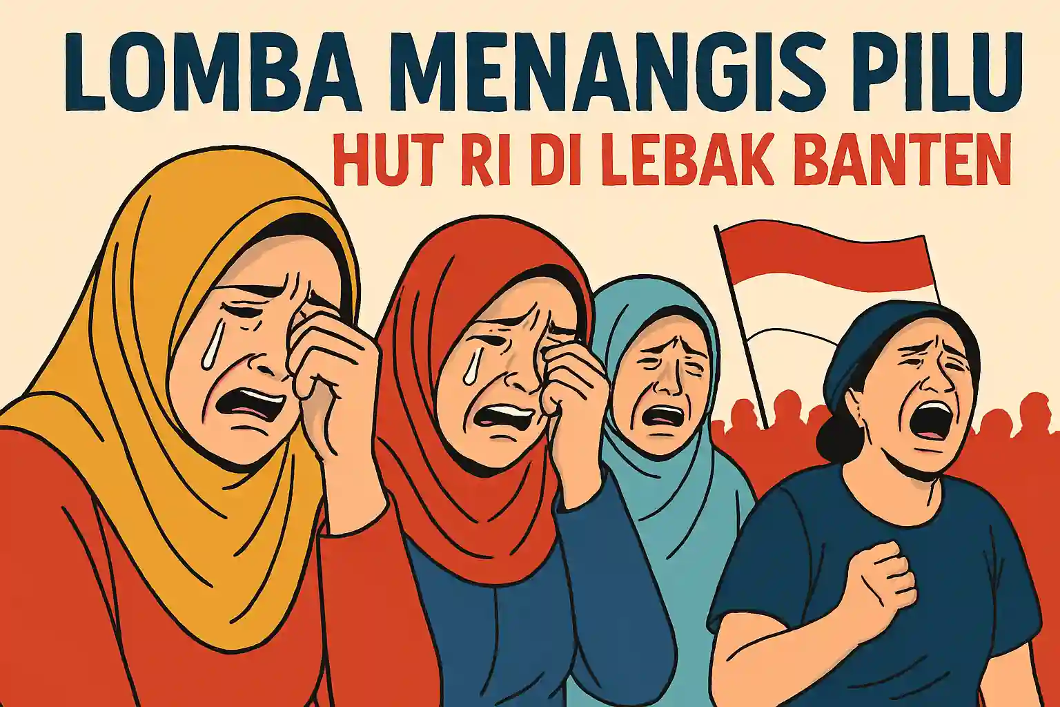 Lomba Menangis Pilu Warnai HUT RI ke-80 di Lebak Banten - Gambar Artikel