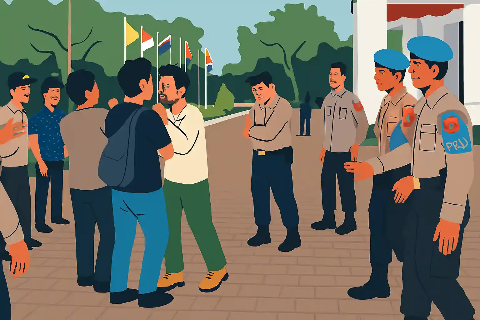 Ucapan Pendemo di DPRD Pandeglang Bikin Wartawan Geram